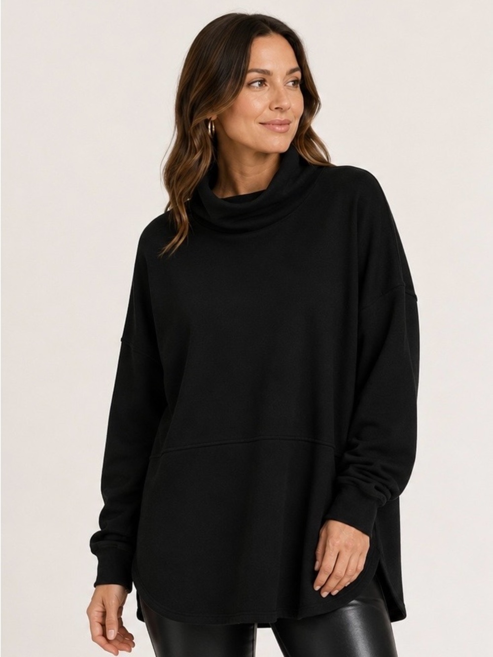 SPANX AirEssentials Turtleneck Tunic Black Like New